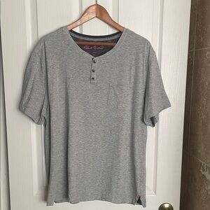 Robert Graham - Grey - Three button pocket Tee